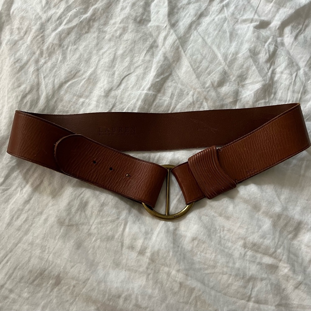 Lauren Ralph Lauren Brown Leather Belt